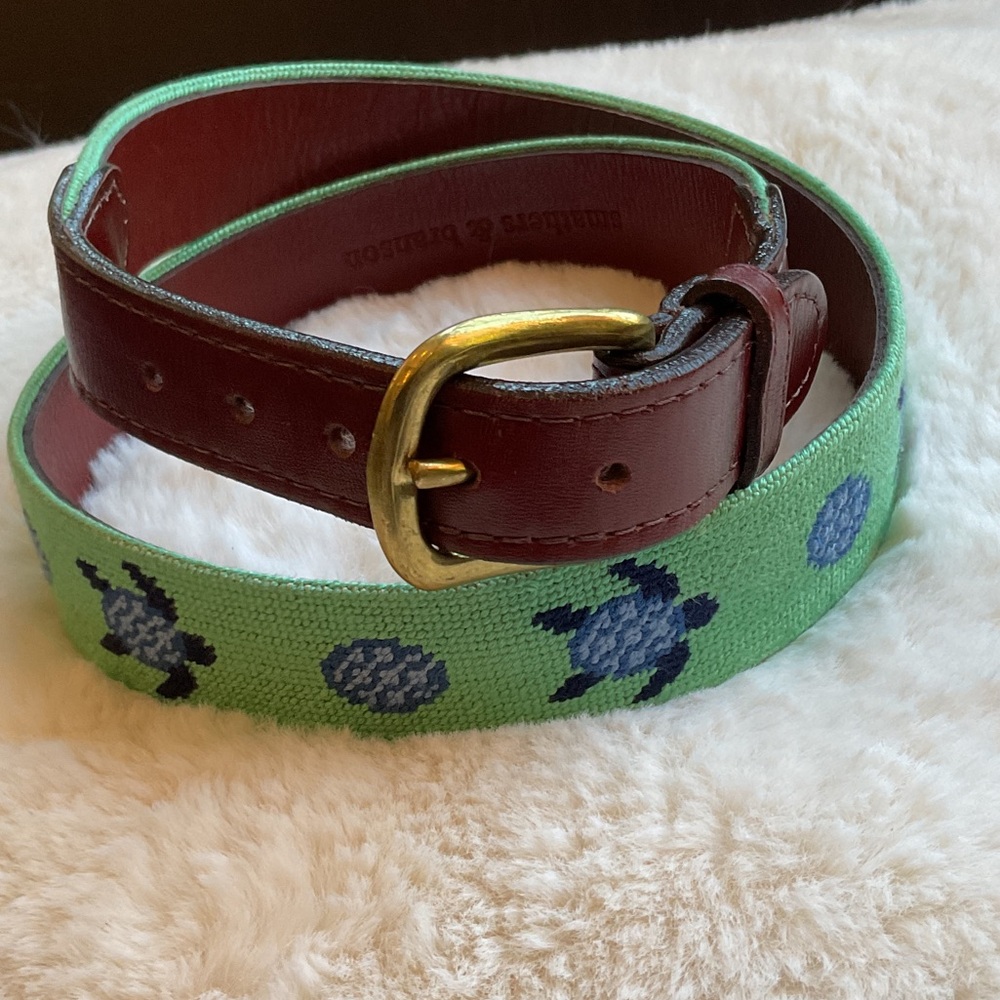 Smathers & Branson Green Turtle Belt 34 - Picture 3 of 8